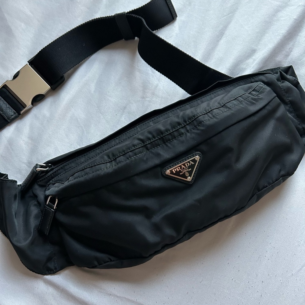 Prada Re-nylon & Saffiano belt bag